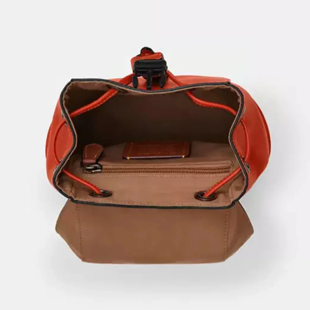 Coach Racer Pack CU111 Orange Leather Sling Crossbody Bag NWOT